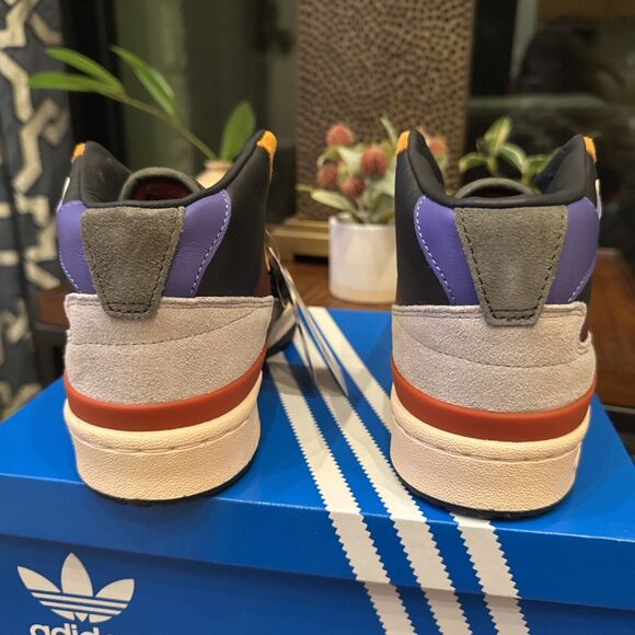 Adidas Size 5 Men Forum Mid Patchwork Nordstrom Rare New Leather Textile - Picture 4 of 14